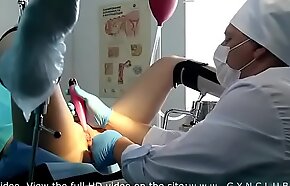 Girl explored at a gynecologist's - undisciplined shinny up